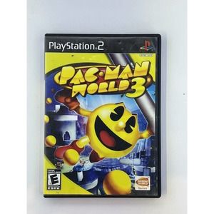 PS2 Pac- Man World 3 Sony PlayStation 2 Black Label Game Complete CIB working